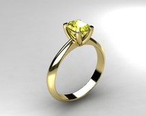 yellow sapphire wedding ring