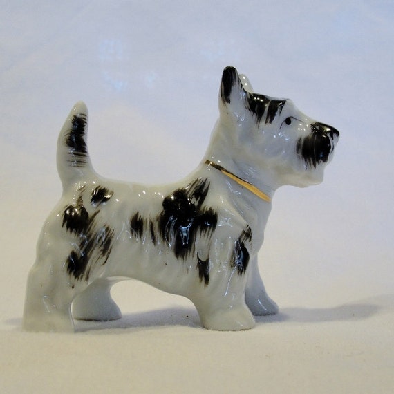 Vintage Porcelain Scotty Dog made in Japan by