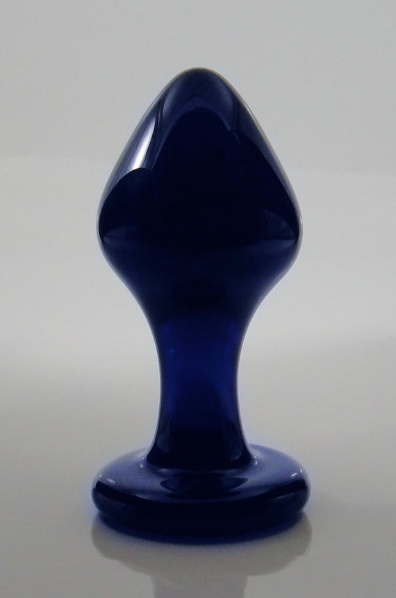 Small COBALT BLUE Glass Ro