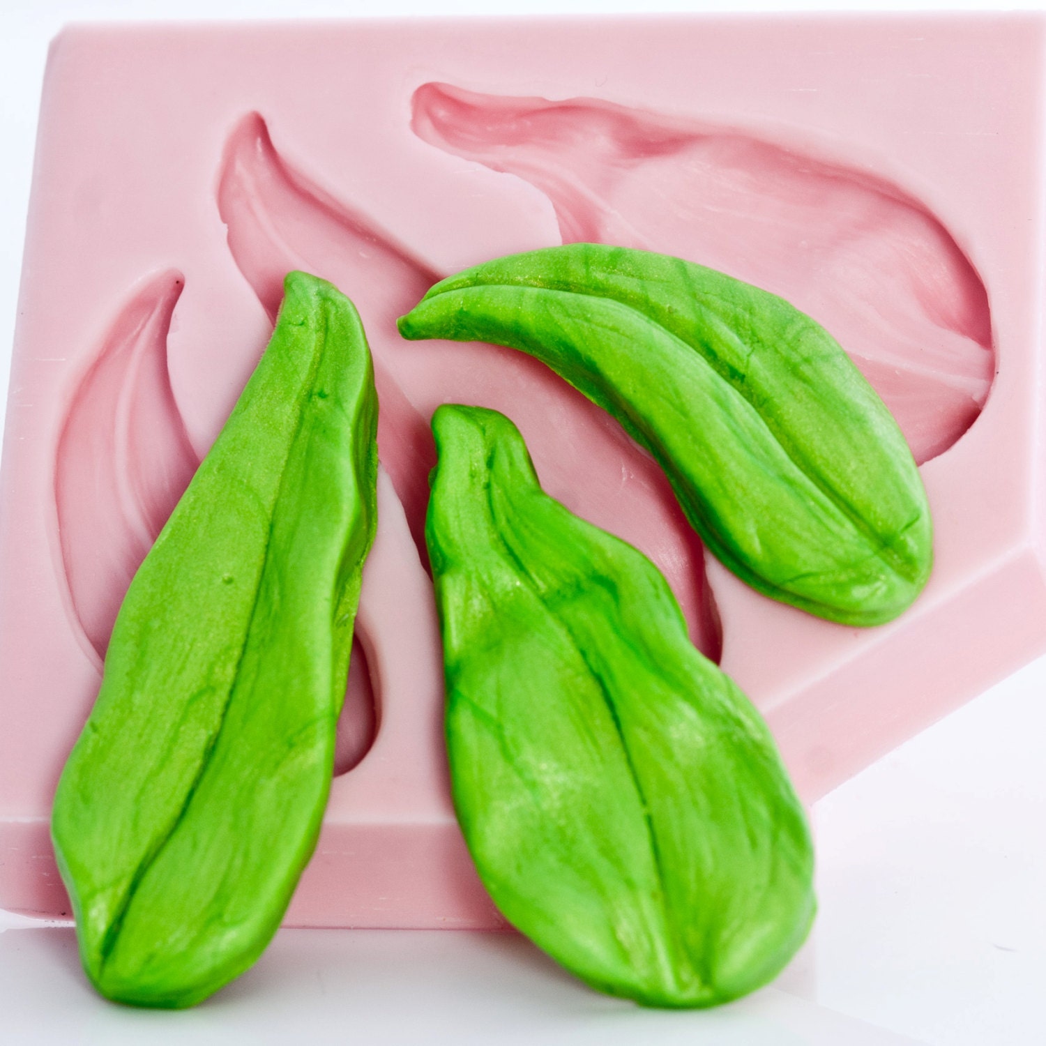 Leaf Silicone Mold Create 3 Leaves Lily style Resin