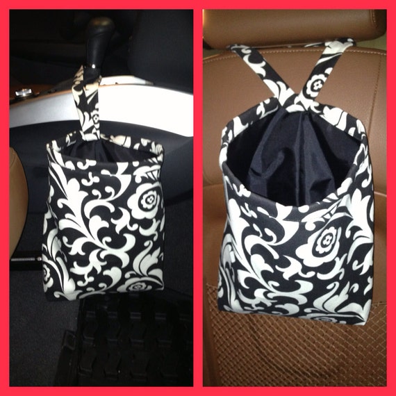 Car Organizer/Trash Bag Holder Black & by JensCoastalCreations