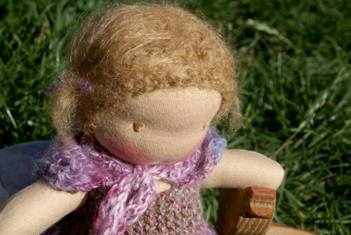 small waldorf doll