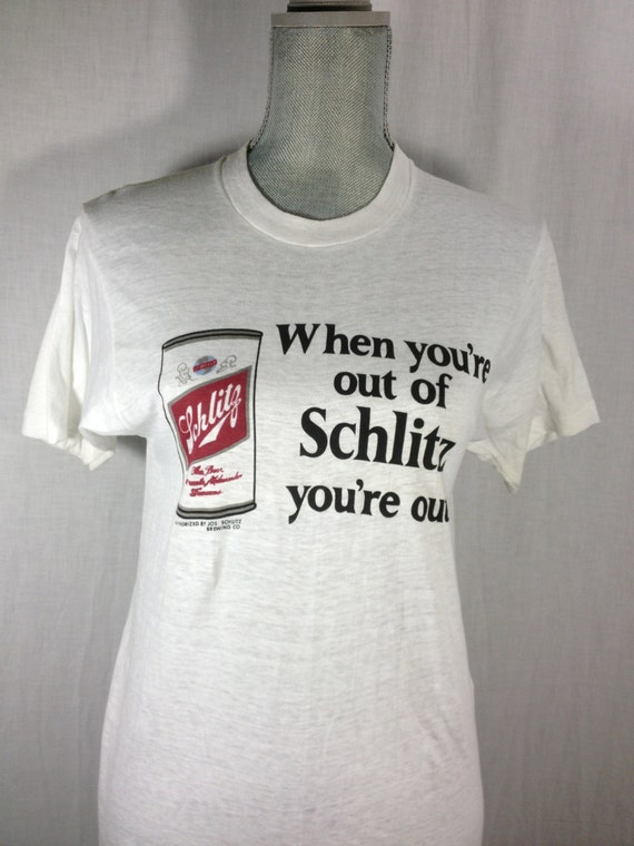 schlitz t shirt