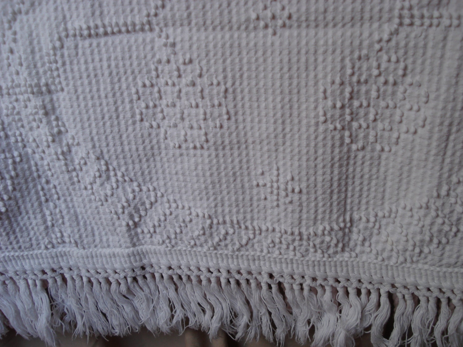 Vintage Hobnail Bedspreads Twin Crown Crafts Thomas Jefferson