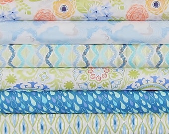 Items similar to Joy fabric bundle by Kate Spain for Moda -Fat Quarter ...