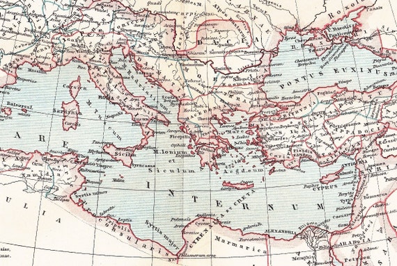 1898 The Roman Empire during Trajan's Reign 98-117 B.C.