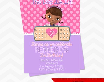 Doc McStuffins Invitation
