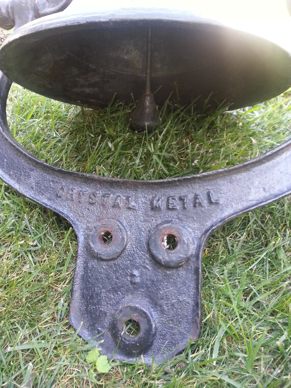 Reserved Antique 1800s Bell And Yoke Complete Cast Iron School