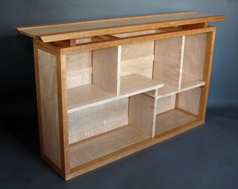 Handmade Modern Wood Furniture tall narrow armoire cabinet: in cherry handmade custom wood Handmade Modern Wood Furniture tall narrow armoire cabinet: in cherry handmade custom wood