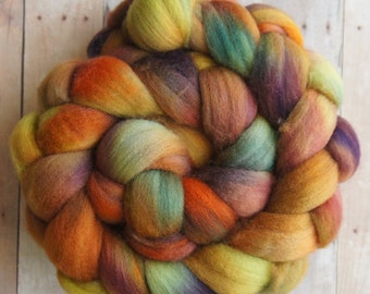 Merino Wool Roving - Hand Painted Felting or Spinning Fiber