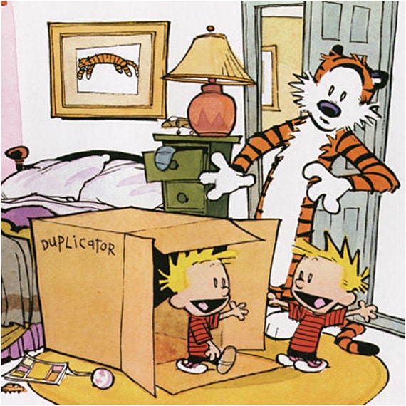 Calvin and Hobbes Duplicator Poster Print