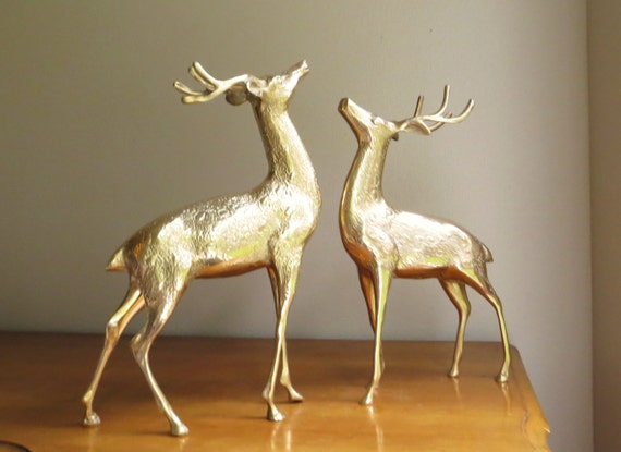 large deer figurine