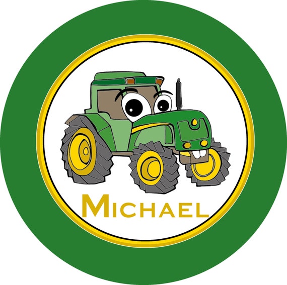 MOUSE PAD Round Circle Tractor Mouse Pad 8 in Inch Country Farm ...