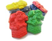 Santa Crayons set of 20 - Christmas Crayons - Stocking Stuffers - Party Favors Il_170x135
