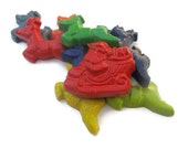 Santa and Reindeer Crayons set of 20 - Christmas Crayons - Stocking Stuffers - Kids gifts - Party favors Il_170x135