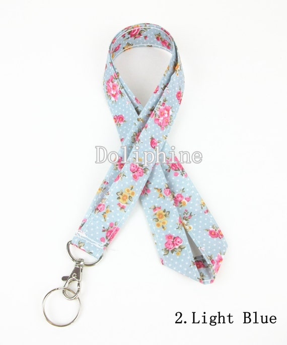 Custom Fabric Neck LANYARDs Keychain for Key / ID / Cell Phone