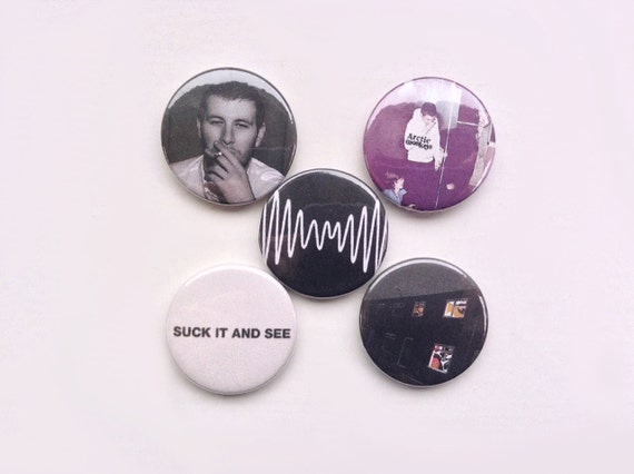 Arctic Monkeys Album Covers Badges / Pins / Buttons by SuckyBadges