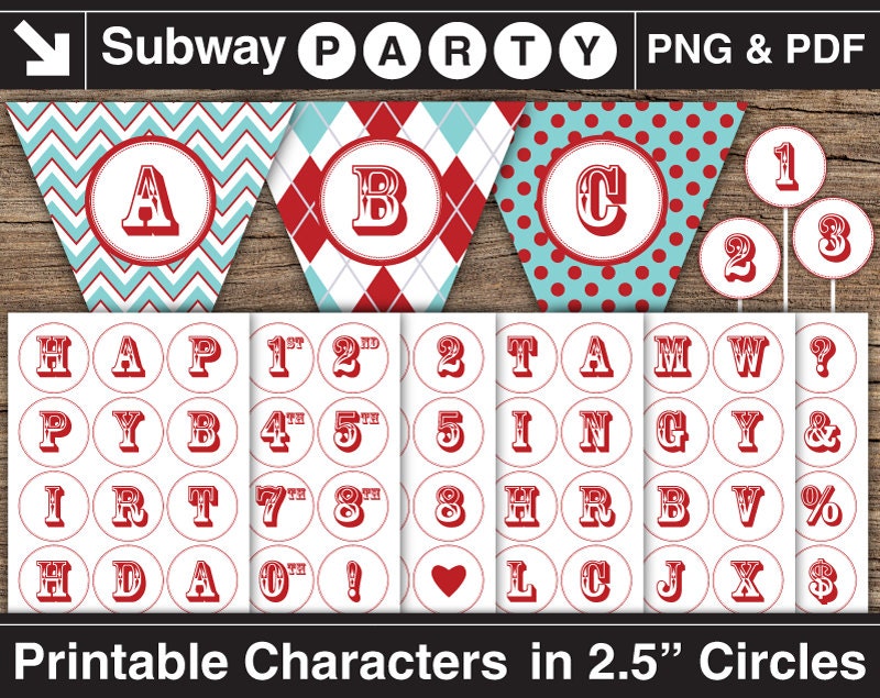 printable red alphabet letters numbers in 25 circles