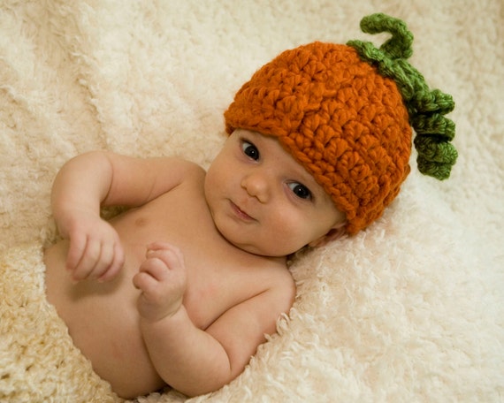 pattern crochet baby pumpkin for hat Easy, and Baby Toboggan Hat Crochet, Pumpkin Beanie, Pattern Quick