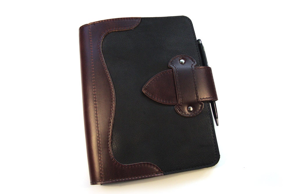 Leather Notebook Cover for Spiral Bound by PinegroveLeather