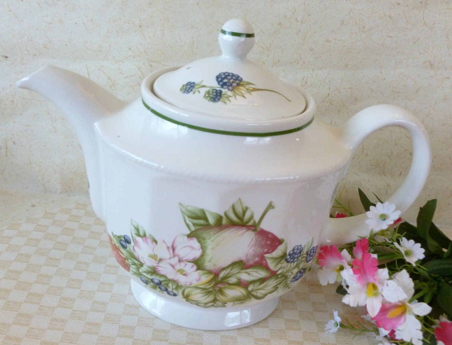 Vintage English Teapot By Churchill China Of England Numbered