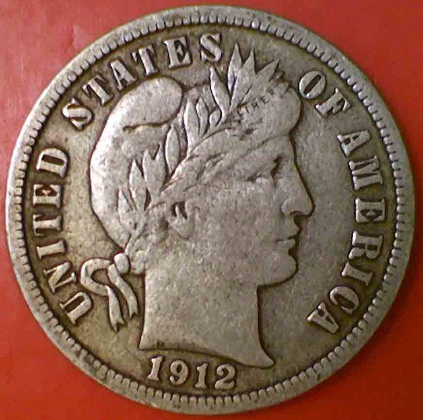 1912 D Barber Dime Stunner Silver Coin Coins By Riggsbyscorner