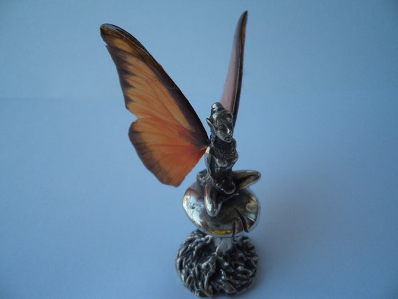 butterfly fairy statue