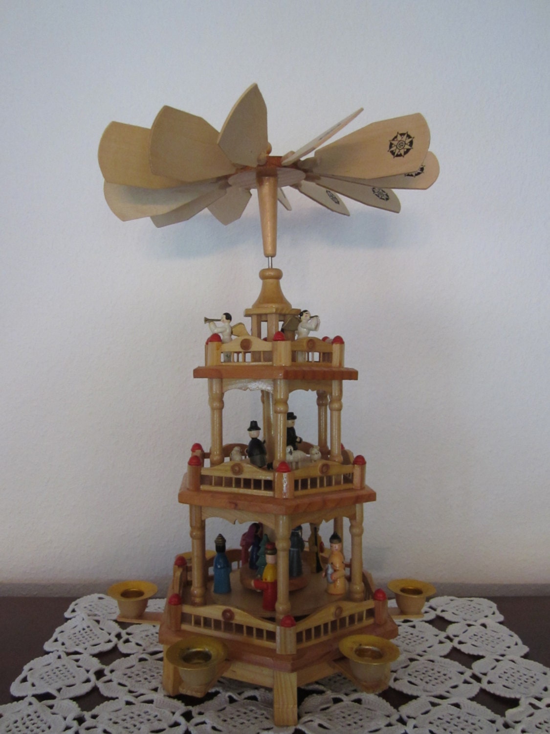vintage wooden christmas pyramid german christmas decoration vintage wooden christmas pyramid german christmas decoration