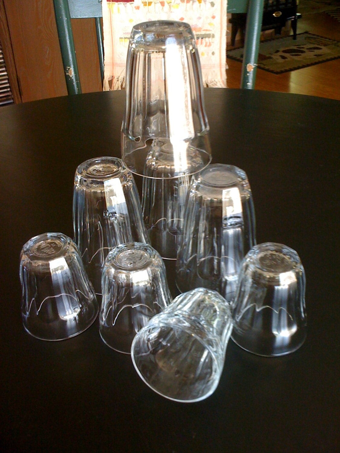 Pasabahce Drinking Glasses/ Turkish/ Eight Clear Drinking