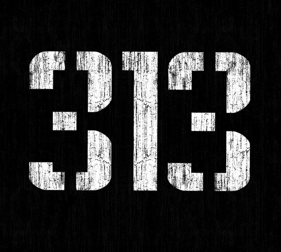 313 detroit t-shirt 100% cotton by 313apparel on Etsy