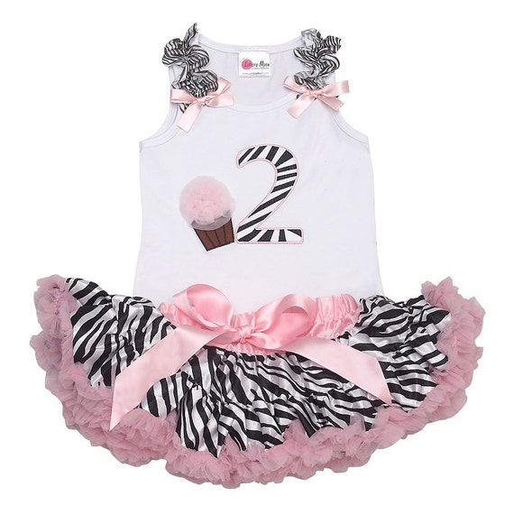 Birthday Tutu Girls Second Birthday Outfit by LollipopMoonBoutique