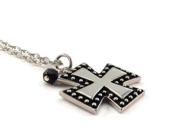 On Sale Cross Necklace Silver Chain