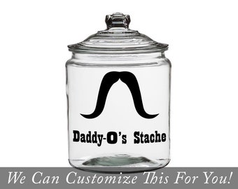 jar label dads stache