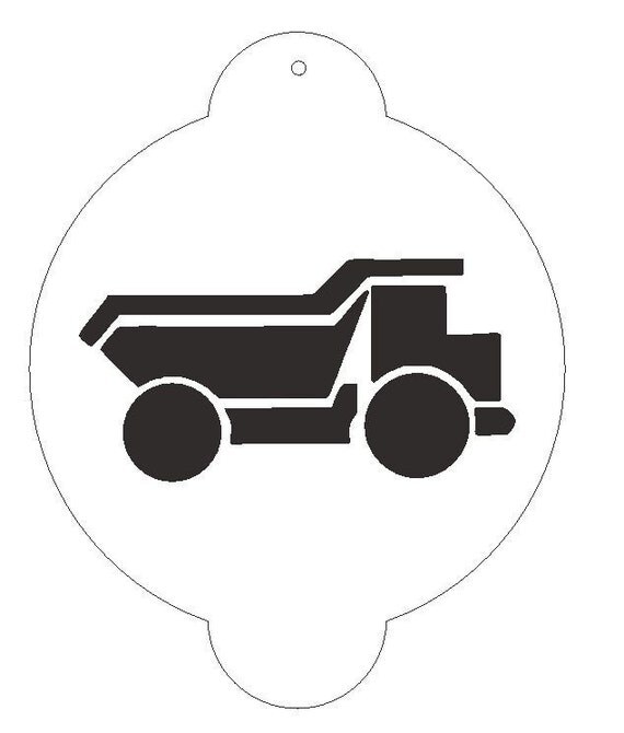 Dump Truck Stencil For Decorating Cake S129 By Winterparkproducts dump-truck-stencil-for-decorating-cake-s129-by-winterparkproducts