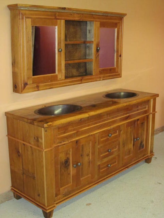 Barnwood Vanity Antique Reclaimed Wood Vanity