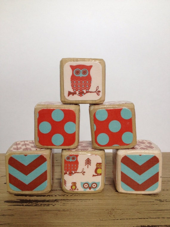 Woodsy Owl // Childrens Blocks // Natural Wood Toy