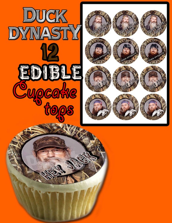 Items similar to Personalized Duck Dynasty edible cupcake ...