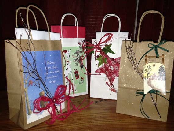 items similar to christmas holiday gift bag sets with items similar to christmas holiday gift bag sets with