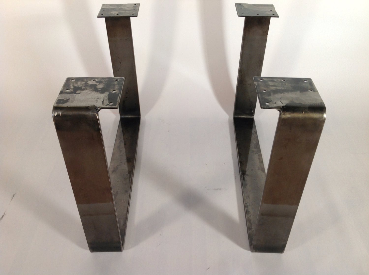 15 X 21 Coffee Table Legs Flat Steel Height