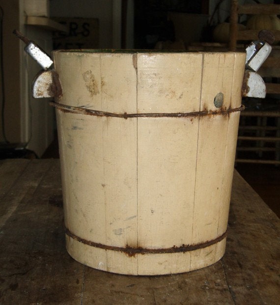 Vintage Ice Cream Bucket