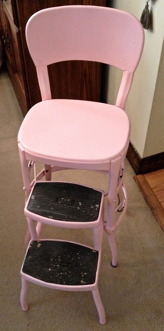 Vintage Pink Costco Stepstool Chair Local Pick Up Only