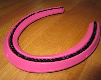 Horse shoe decor, Pink horse shoe - Rustic Home Decor