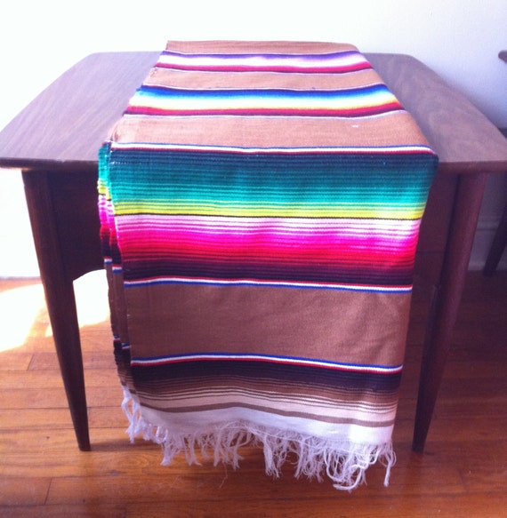 Mexican Blanket // striped colorful serape