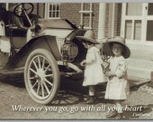 INSPIRATIONAL QUOTE - Historic Photograph Graduation Card - Also available as a Print or a Quote Block - Great Gift Idea (CPIC2013041) INSPIRATIONAL QUOTE - Historic Photograph Graduation Card - Also available as a Print or a Quote Block - Great Gift Idea (CPIC2013041)