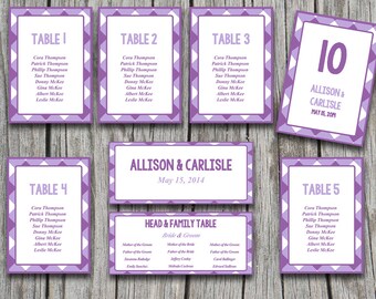 Popular items for wedding table chart on Etsy
