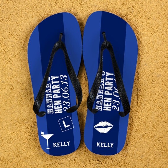 bachelorette party flip flops