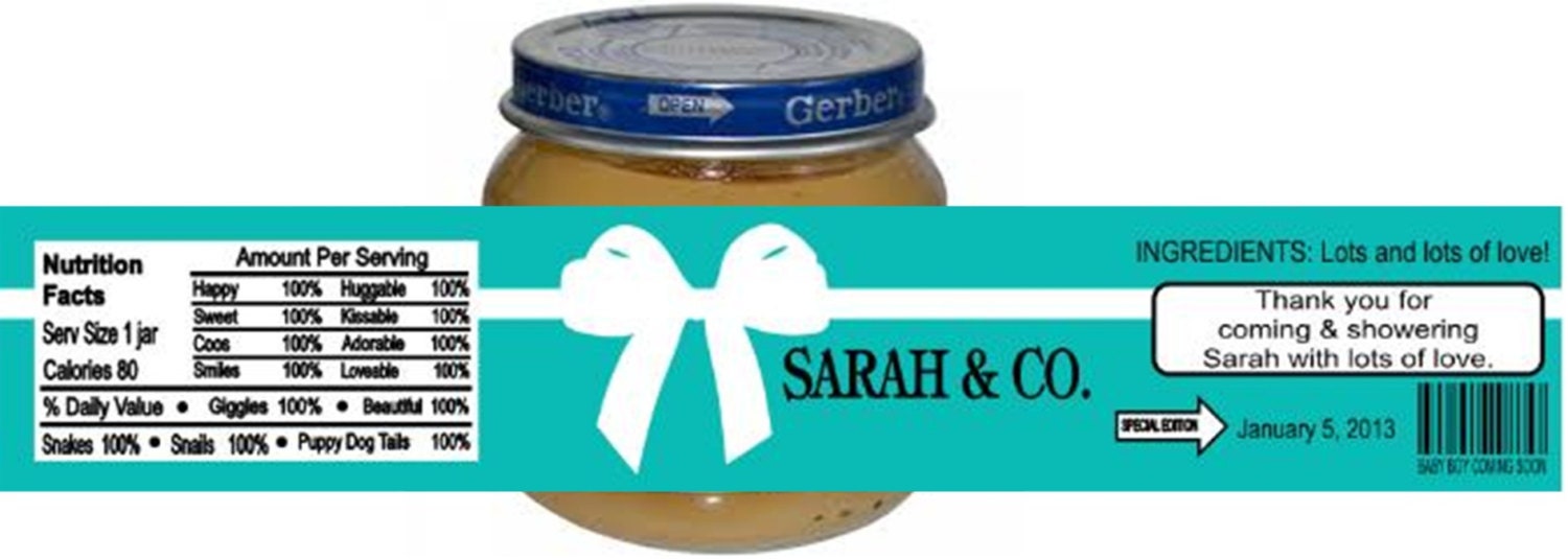 Gerber Baby Food In Jars Gerber Baby Food Jar Label Template Johnson 