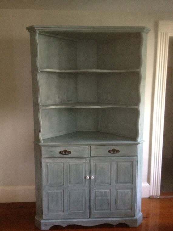 shabby chic corner hutch shabby chic corner hutch