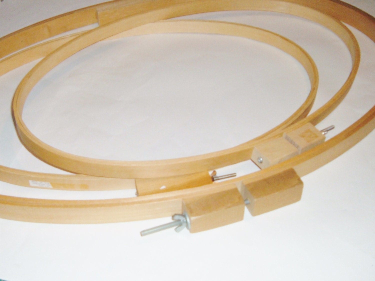 Oval Quilt Hoops 27 x 20 and 20 x 12 Hand Quilting Lap