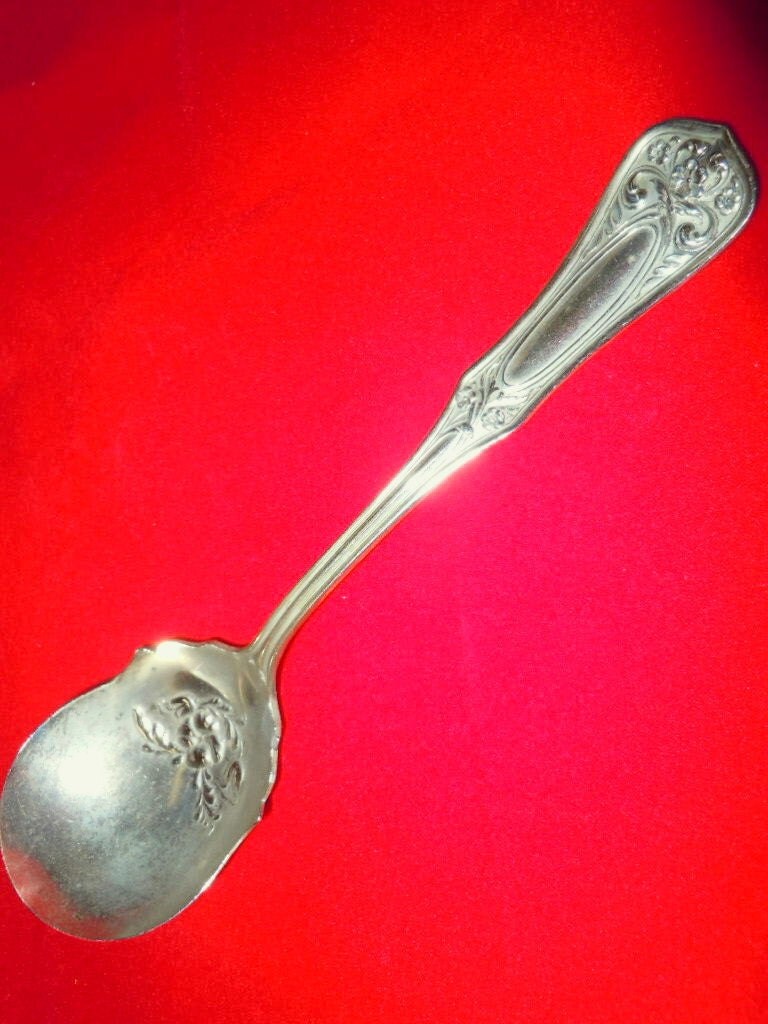 Items similar to Sugar Spoon Wm A Rogers Nickel Silver on Etsy